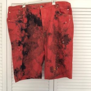 Men jean shorts